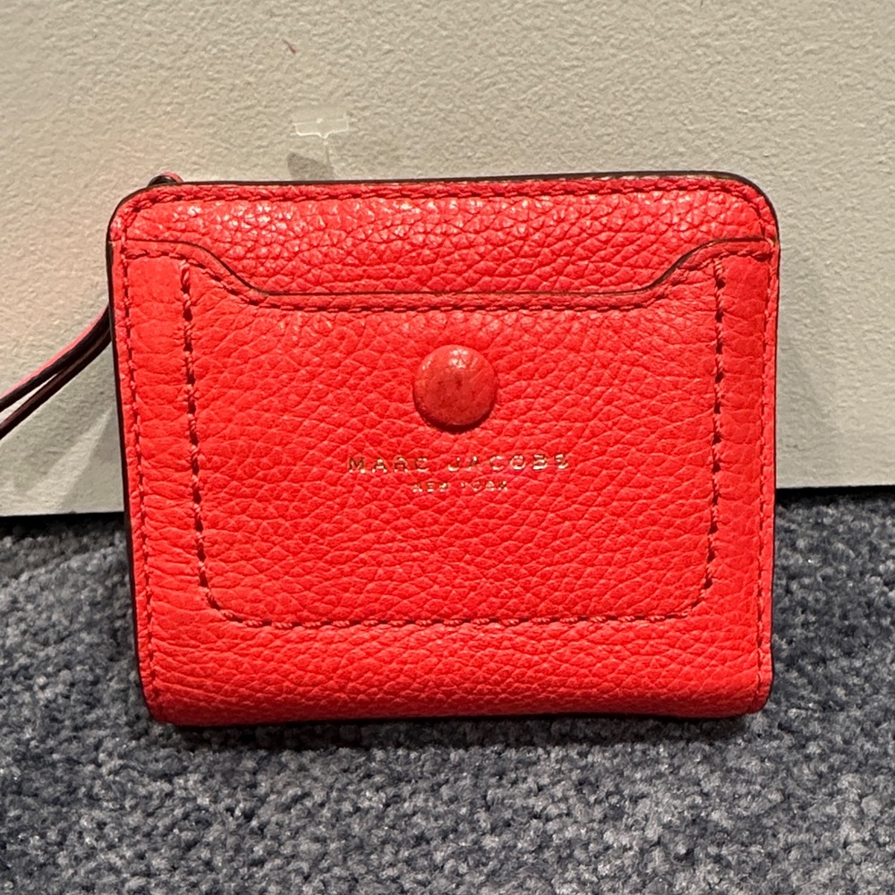 Marc Jacobs Red Leather Wallet